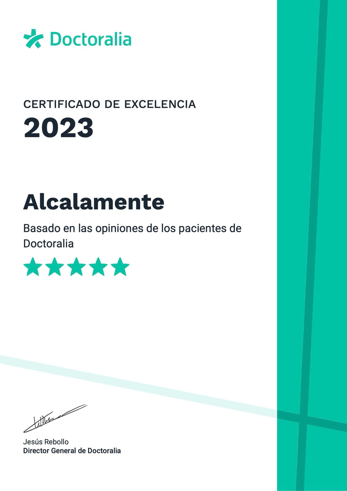 Certificado Doctoralia