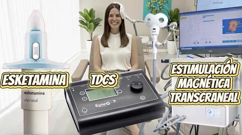Tratamientos de neuromodulación: esketamina, estimulación magnética transcraneal y TDCS en la clínica Alcalamente
