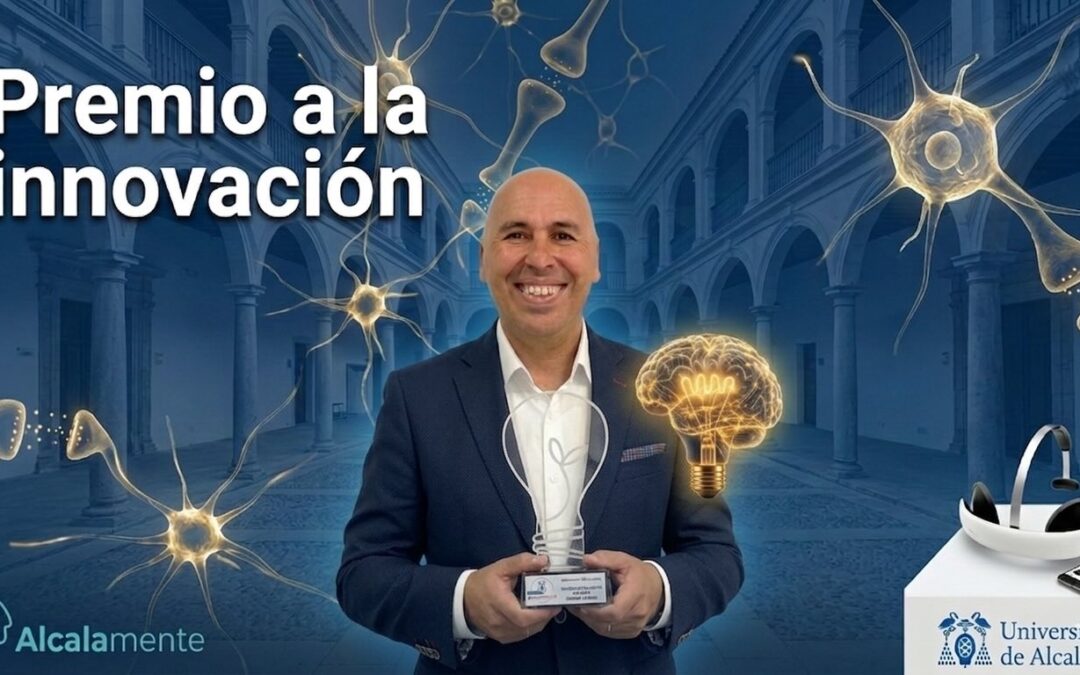 Dr. Javier Conejo Galindo con el Premio Emprendedores UAH 2026 por innovación en neuromodulación en casa.
