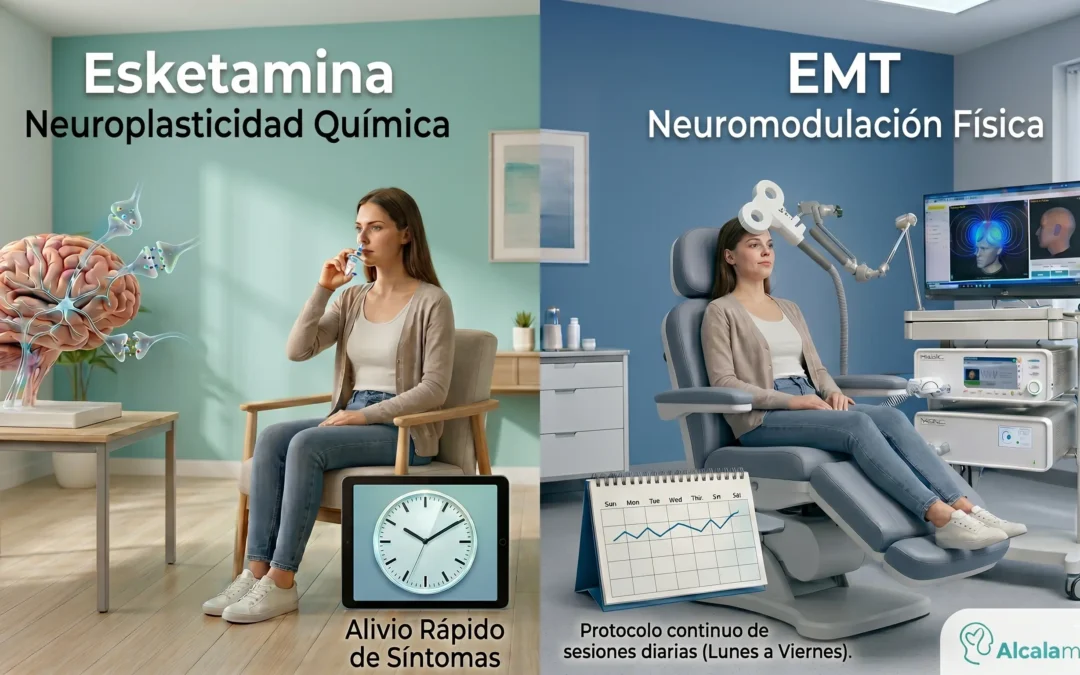 ¿Esketamina o EMT? Diferencias para elegir tu tratamiento en Depresión