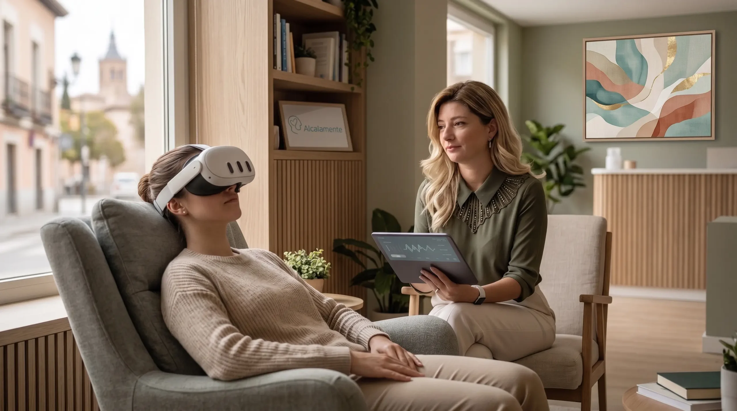 Terapia de realidad virtual para ansiedad en Alcalá de Henares
